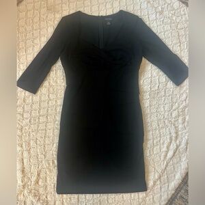 White House Black Market Women’s Black Size 14 Ruffle Dress